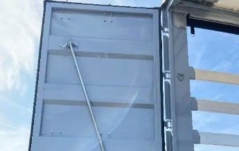 Contenitore per tende laterali a tela da 53 piedi semi-remolchio per bevande e verdure