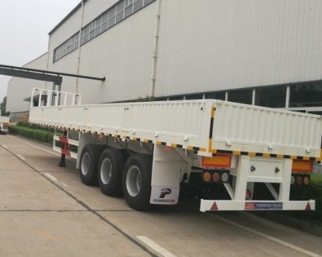 40ft Drop Side Wall Bulk Fence Stake Flatbed Container Cargo pesante Sidewall Board Truck Semi-trailer