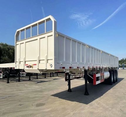 40ft Drop Side Wall Bulk Fence Stake Flatbed Container Cargo pesante Sidewall Board Truck Semi-trailer