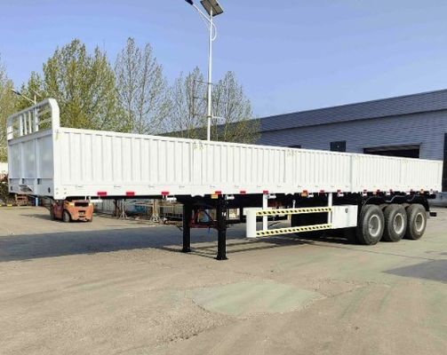 40ft Drop Side Wall Bulk Fence Stake Flatbed Container Cargo pesante Sidewall Board Truck Semi-trailer