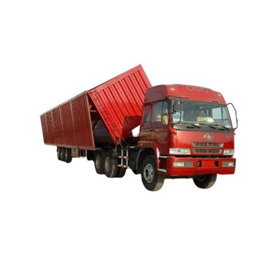 Suspensione meccanica 45 metri cubi di rimorchio laterale per scarico di merci sfuse
