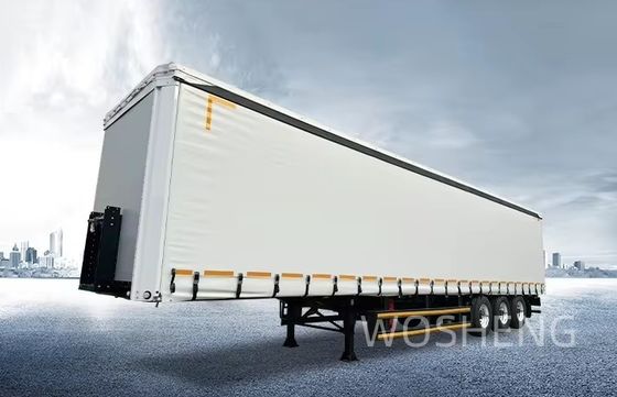 Personalizzabile 3 assi 40ft 45ft tenda lato telone semirimorchio per da Wosheng