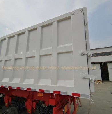 5 assi Semi-remolchi idraulici posteriori a scarico con Q345B / T700 di acciaio