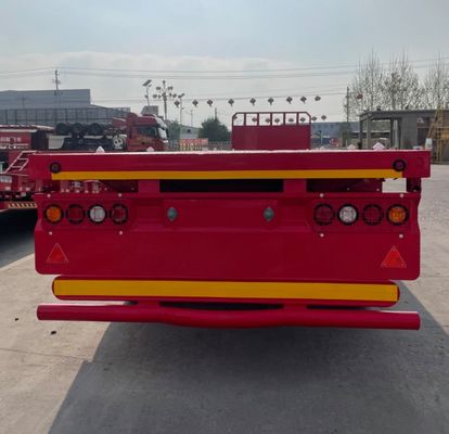 3 o 4 assi Cargo navale e 20ft 40ft Container Flatbed Trailer con 50tons Max Payload