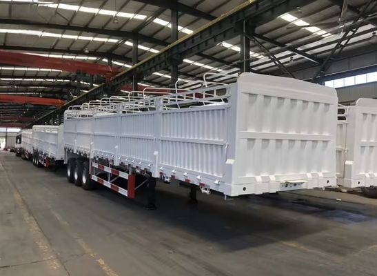 Semi-rimorchio in acciaio da 3 assi da 13 m con sospensione meccanica