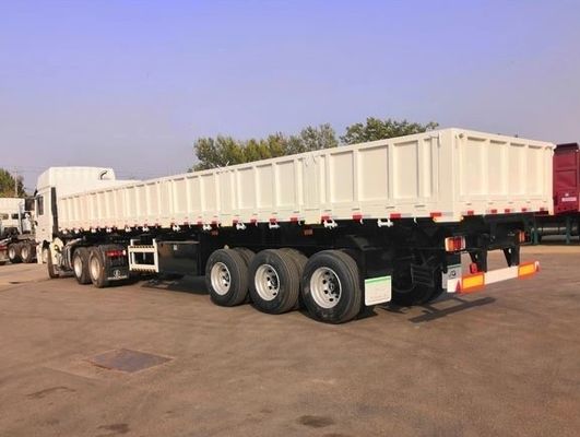 2&quot;, 50mm o 3,5&quot; 90mm King Pin Tri-Axle Lift idraulico Side Tipper Dump Semi-Trailer
