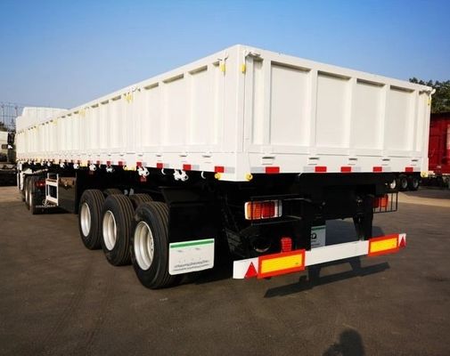 2&quot;, 50mm o 3,5&quot; 90mm King Pin Tri-Axle Lift idraulico Side Tipper Dump Semi-Trailer