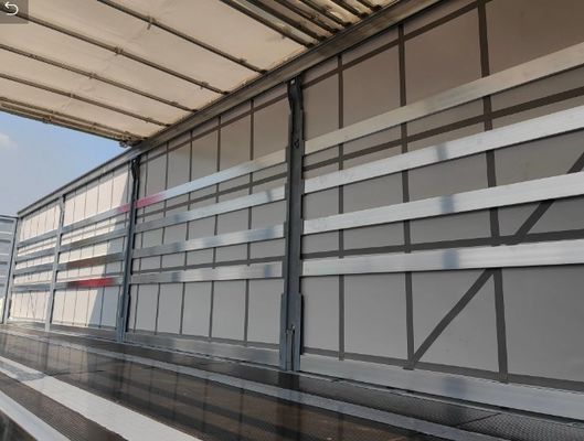 Carrozzeria di acciaio con telaio chiuso, tenda laterale, furgone semi-cargo per il mercato russo