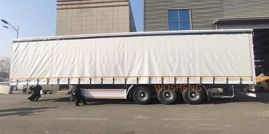 Carrozzeria di acciaio con telaio chiuso, tenda laterale, furgone semi-cargo per il mercato russo