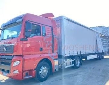 Carrozzeria di acciaio con telaio chiuso, tenda laterale, furgone semi-cargo per il mercato russo