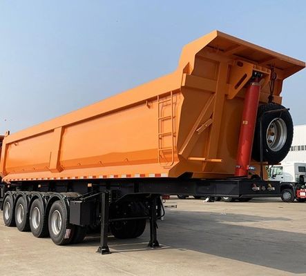 WS Vendita rimorchio da 50 tonnellate con capovolgimento con asse da 13/16 tonnellate e carrello di atterraggio pesante da 28 t
