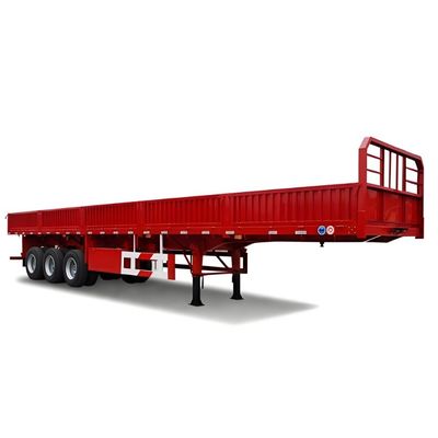 Semi-remolchio a sospensione meccanica rimorchio a parete laterale con pneumatici 12.00R22.5