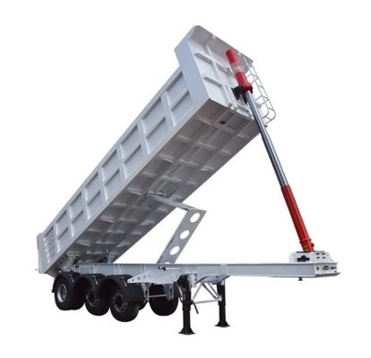 28 t carrello di atterraggio pesante a forma di U Finale idraulico a capovolta posteriore semirimorchio