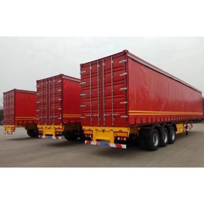 Sistema di frenatura a doppia linea WABCO Tri Axles 60 tonnellate rimorchio a tenda laterale per il trasporto