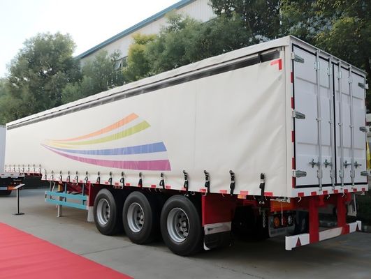 Semi-remolchio a tre assi da 40 piedi a 45 piedi per bevande e verdure
