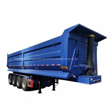 3/4 assi idraulici posteriori Semi rimorchio di rimorchio tipper Semi camion tipping camion rimorchi