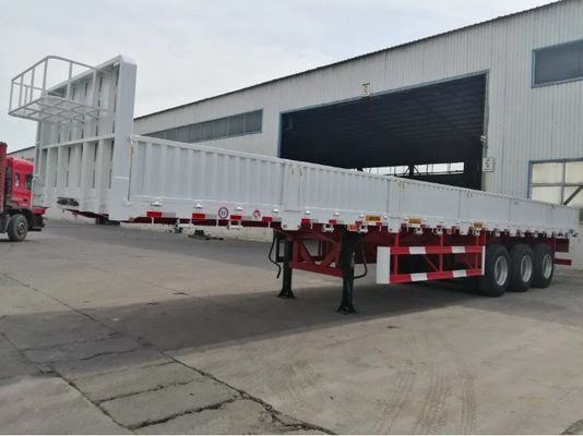 Semi-remorchio per carico di sabbia e pietra a sfera di 3 assi di capacità 50 tonnellate