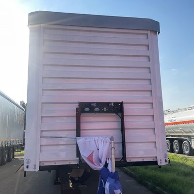 Semi-remorchi Bianco 40ft 45ft 3 assi Cortina laterale con sospensione ad aria e WABCO-ABS