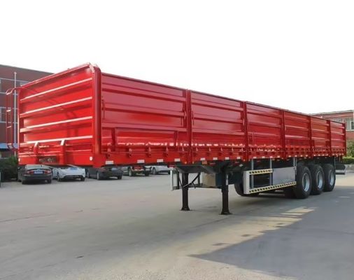Progettazione 3 assi semirimorchio laterale per trasporto merci Fence tipo semirimorchio a letto piatto