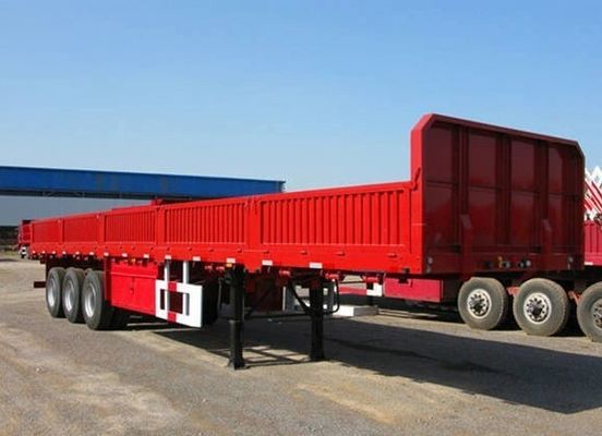 Progettazione 3 assi semirimorchio laterale per trasporto merci Fence tipo semirimorchio a letto piatto
