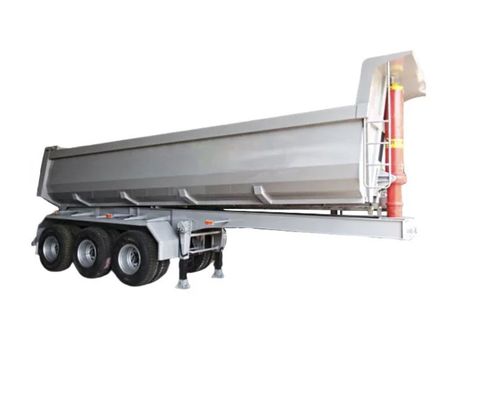 60T/80T U tipo tipper rear dump trailer per la funzione di trasporto di grano di pietra di sabbia