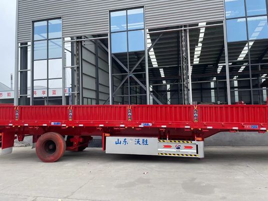 12400X2500X3650mm WS semirimorchio a tre assi per il trasporto della sabbia con sospensione meccanica