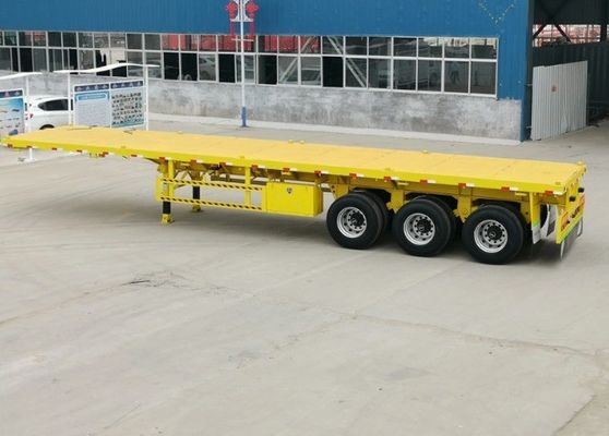 2 assi 3 assi 4 assi 20' 40' 45' Container flatbed semi-trailer for truck tire Specs. 12R22.5