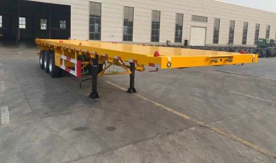 2 assi 3 assi 4 assi 20' 40' 45' Container flatbed semi-trailer for truck tire Specs. 12R22.5