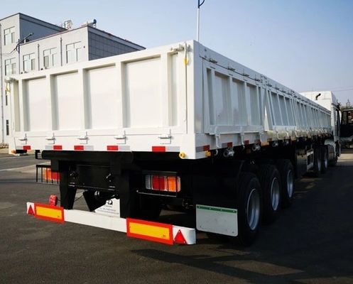 Semi-remolchi per merci sfuse con pareti laterali 3/4 asse sospensione meccanica 13/16/20 tonnellate