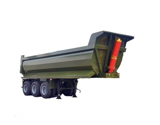 Ritrainere per autocarri 3/4 assi 60-100 tonnellate Ritrainere a scarico con carrello di atterraggio pesante 28 t