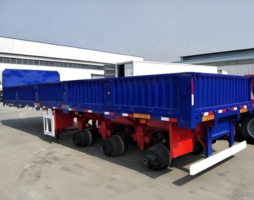 Semi-remolchio a parete laterale adatta al trasporto di merci
