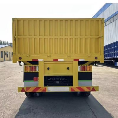Acciaio 3 asse 40ft 12,4m Fence Cargo Semi-remolchio di parete laterale rimorchio camion per carico sfuso