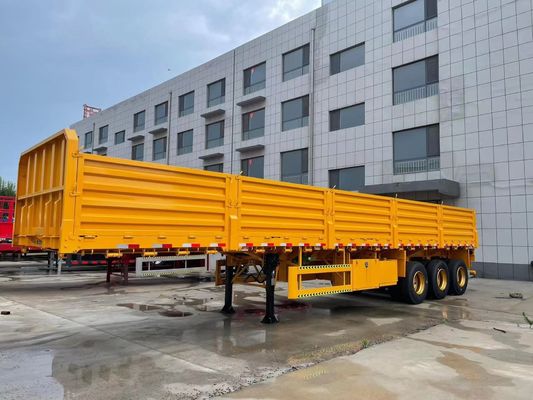 Acciaio 3 asse 40ft 12,4m Fence Cargo Semi-remolchio di parete laterale rimorchio camion per carico sfuso