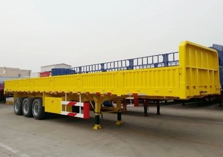 Acciaio 3 asse 40ft 12,4m Fence Cargo Semi-remolchio di parete laterale rimorchio camion per carico sfuso