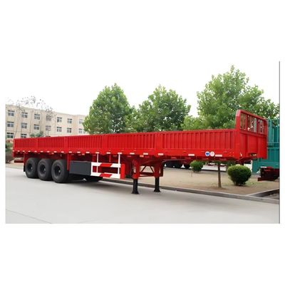 Colore personalizzato 3 asse Semi muro laterale Semi rimorchio con sospensione meccanica