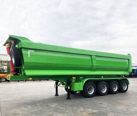 45Cbm 60Ton Dump Truck Trailers Rear Dump Trailer per il trasporto di grano di sabbia e pietra