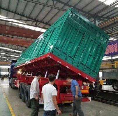 Semi-remorco a tre assi con rimorchio di 28 tonnellate e personalizzazione