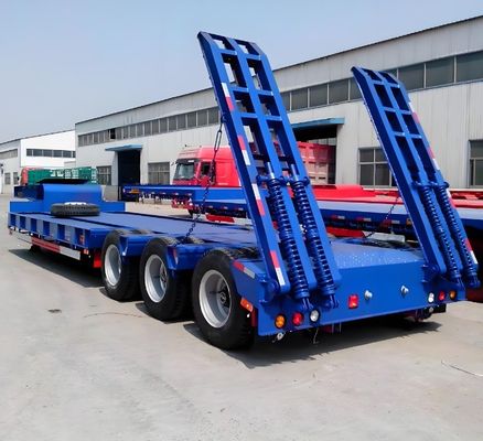 3 assi Gooseneck Lowboy Low Loader camion rimorchio per escavatore ti abbiamo coperto