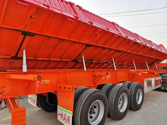 30-100 tonnellate di semirimorchio a ribaltamento laterale per carico utile 13000x2550x2900 per camion e merci sfuse