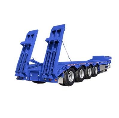 2024 Più venduti 2/3/4/5 Assi Letto basso Lowboy Truck Semi-remolchio 13000x3000x1700mm
