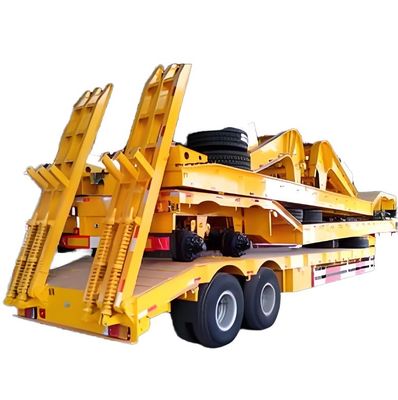 Carico massimo 30000 kg Semi-remolchi low-bed lowboy low-bed per camion e altre apparecchiature