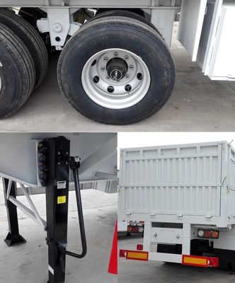 40 tonnellate di recinzione tipo camion merci rimorchi laterali semirimorchio con asse 13/16/20 tonnellate