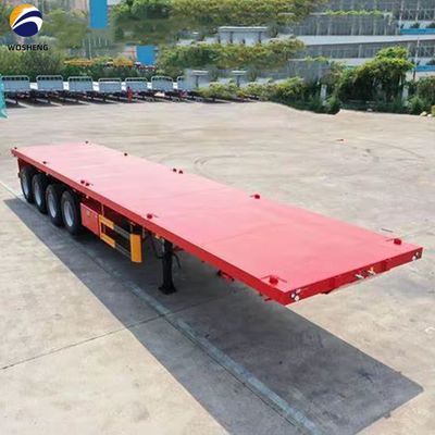 Semi-remorchi a tre assi e quattro assi 20ft 40ft per il trasporto sicuro e regolare di container