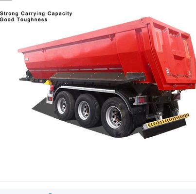 Carico massimo 40000 kg Semirimorchio a forma di U con coperchio posteriore semirimorchio per autocarri