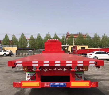 Ritraggere per autocarri 3 assi semirimorchiato piatto con pneumatici 12.00R22.5 e elevata capacità di carico