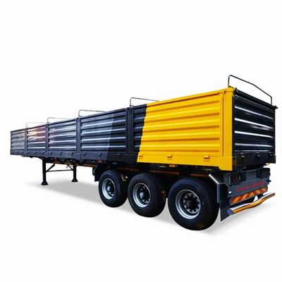50 tonnellate Max Payload Semi Cargo Trailer con cerchione 8.00-20 e pannelli laterali personalizzati