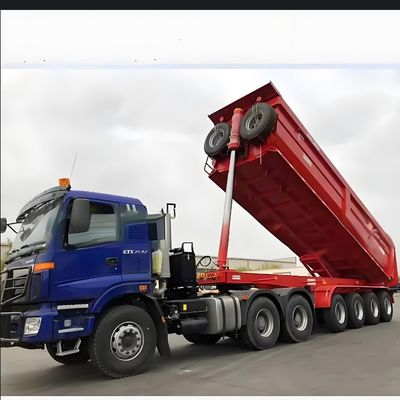 Wosheng 30-80 tonnellate Semi-remorco con carico massimo di 30000 kg e design tipo U