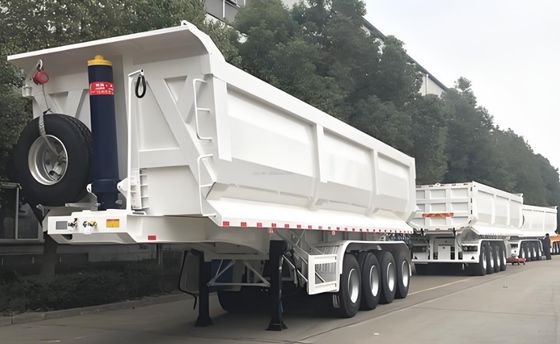 Semi-remolchi personalizzabili da 30 a 100 tonnellate di capacità 4/3 per scavi posteriori