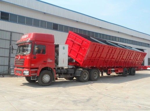 Semi-rilegato laterale per il trasporto di sabbia di pietra e acciaio