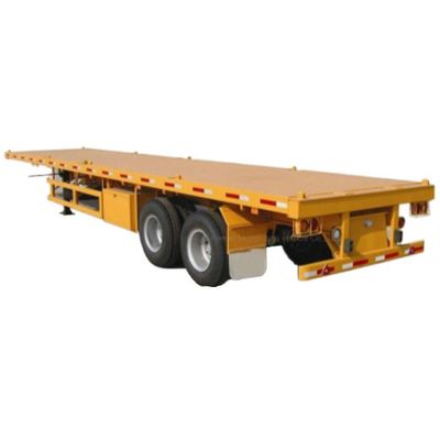 Semi-remolchi a letto piatto da 7 tonnellate con peso di 3/4 asse